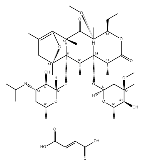Mitemcinal fumarate Structural