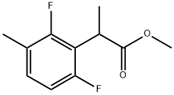 Benzeneacetic acid, 2,6-difluoro-α,3-dimethyl-, methyl ester Structural