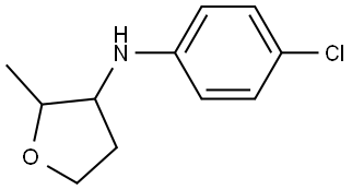 N-(4-chlorophenyl)-2-methyloxolan-3-amine Structural