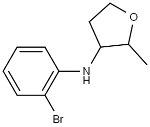 N-(2-bromophenyl)-2-methyloxolan-3-amine Structural