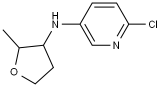 6-chloro-N-(2-methyloxolan-3-yl)pyridin-3-amine Structural