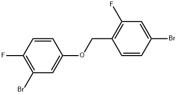 Benzene, 4-bromo-1-[(3-bromo-4-fluorophenoxy)methyl]-2-fluoro- Structural