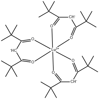 Tris(2,2,6,6-tetramethyl-3,5-heptanedionato)lutetium(III) Structural