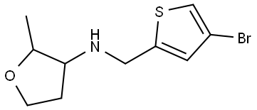 N-[(4-bromothiophen-2-yl)methyl]-2-methyloxolan-3-amine Structural