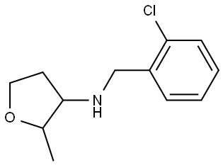 N-[(2-Chlorophenyl)methyl]-2-methyloxolan-3-amine Structural