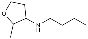 N-butyl-2-methyloxolan-3-amine Structural