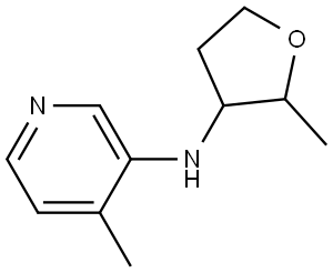 4-methyl-N-(2-methyloxolan-3-yl)pyridin-3-amine Structural