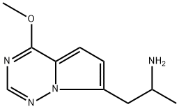 Pyrrolo[2,1-f][1,2,4]triazine-7-ethanamine, 4-methoxy-α-methyl- Structural