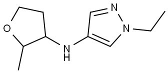 1-ethyl-N-(2-methyloxolan-3-yl)-1H-pyrazol-4-amine Structural