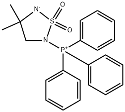 Triphenylphosphonium 3,3-dimethyl-1,2, 5-thiadiazolidine 1,1-dioxide Structural