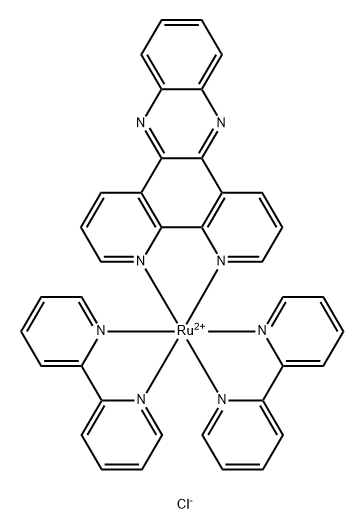 Ruthenium(2+), bis(2,2′-bipyridine-κN1,κN1′)(dipyrido[3,2-a:2′,3′-c]phenazine-κN4,κN5)-, dichloride Structural