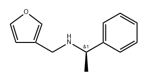 N-[(1R)-1-Phenylethyl]-3-furanmethanamine Structural