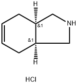 rac-(3aR,7aS)-2,3,3a,4,7,7a-hexahydro-1H-isoindole hydrochloride Structural
