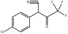 Benzeneacetonitrile, 4-chloro-α-(2,2,2-trifluoroacetyl)- Structural