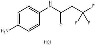 N-(4-aminophenyl)-3,3,3-trifluoropropanamide hydrochloride Structural