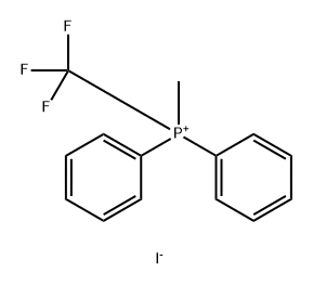 Phosphonium, methyldiphenyl(trifluoromethyl)-, iodide (1:1) Structural