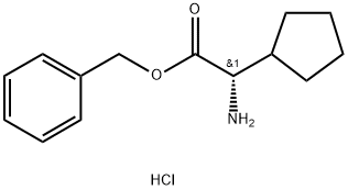 S-Cyclopentylglycine phenylmethyl ester hydrochloride Structural