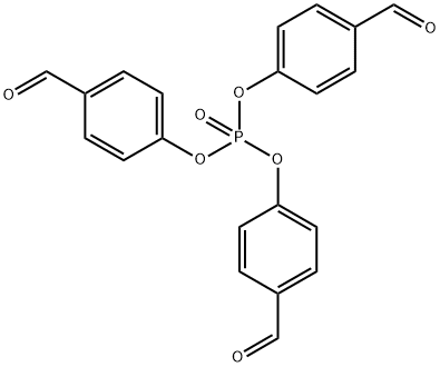 Benzaldehyde, 4,4',4''-[phosphinylidynetris(oxy)]tris- Structural