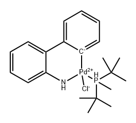 Palladium, [2'-(amino-κN)[1,1'-biphenyl]-2-yl-κC][bis(1,1-dimethylethyl)methylphosphine]chloro- Structural