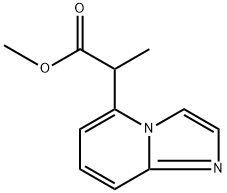Imidazo[1,2-a]pyridine-5-acetic acid, α-methyl-, methyl ester Structural