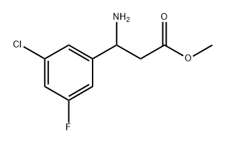 Benzenepropanoic acid, β-amino-3-chloro-5-fluoro-, methyl ester