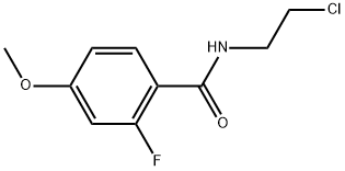 N-(2-Chloroethyl)-2-fluoro-4-methoxybenzamide Structural