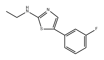 N-ethyl-5-(3-fluorophenyl)thiazol-2-amine