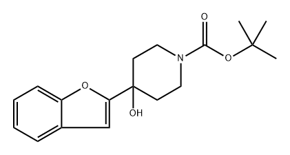 tert-butyl 4-(benzofuran-2-yl)-4-hydroxypiperidine-1-carboxylate