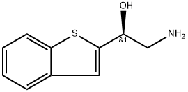 Benzo[b]thiophene-2-methanol, α-(aminomethyl)-, (αS)- Structural