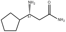 Cyclopentanepropanamide, β-amino-, (βR)- Structural