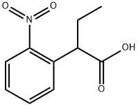 Benzeneacetic acid, α-ethyl-2-nitro- Structural