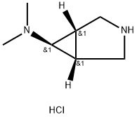 rac-(1R,5S,6R)-N,N-dimethyl-3-azabicyclo[3.1.0]hexan-6-amine dihydrochloride Structural