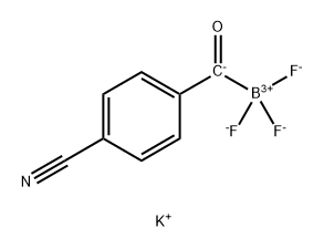 Potassium 4-cyanobenzoyltrifluoroborate Structural