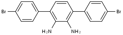 [1,1′:4′,1′′-Terphenyl]-2′,3′-diamine, 4,4′′-dibromo- Structural
