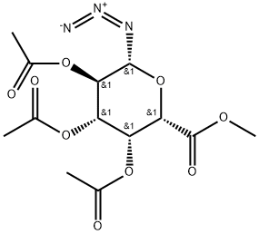 METHYL-2,3,4-TRI-O-ACETYL-BETA-D-GALACTOPYRANOSYLURONOSYL AZIDE Structural