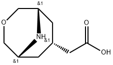 rel-(2-((1R,5S,7r)-3-Oxa-9-azabicyclo[3.3.1]nonan-7-yl)acetic acid) Structural