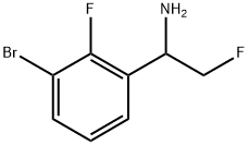 Benzenemethanamine, 3-bromo-2-fluoro-α-(fluoromethyl)- Structural