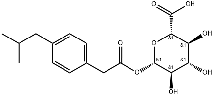 Ibufenac Acyl-β-D-Glucuronide Structural