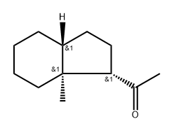Ketone, 3aalpha,4,5,6,7,7a-hexahydro-7abeta-methyl-1beta-indanyl methy l Structural