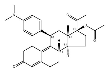 Ulipristal Acetate 17-belta Isomer Structural