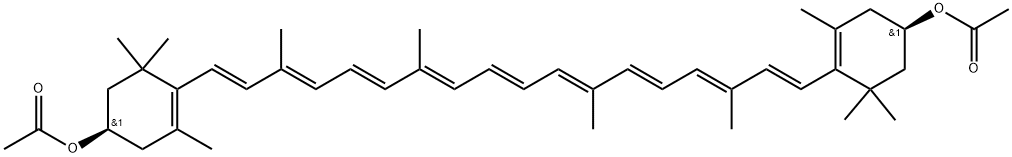 Zeaxanthin Diacetate Structural