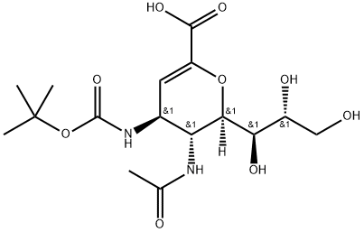 4-N-tert-Butyloxycarbonyl ZanaMivir AMine Structural