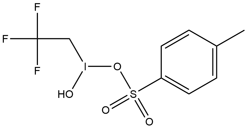 Iodine, hydroxy(4-methylbenzenesulfonato-κO)(2,2,2-trifluoroethyl)- Structural