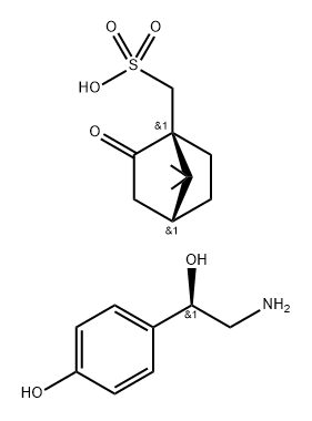 D(-)-Octopamine CSA salt Structural