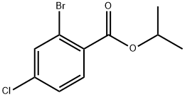 isopropyl 2-bromo-4-chlorobenzoate Structural