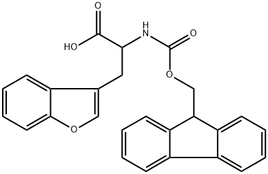 Fmoc-3-(3-Benzoburanyl)-DL-Ala-OH Structural