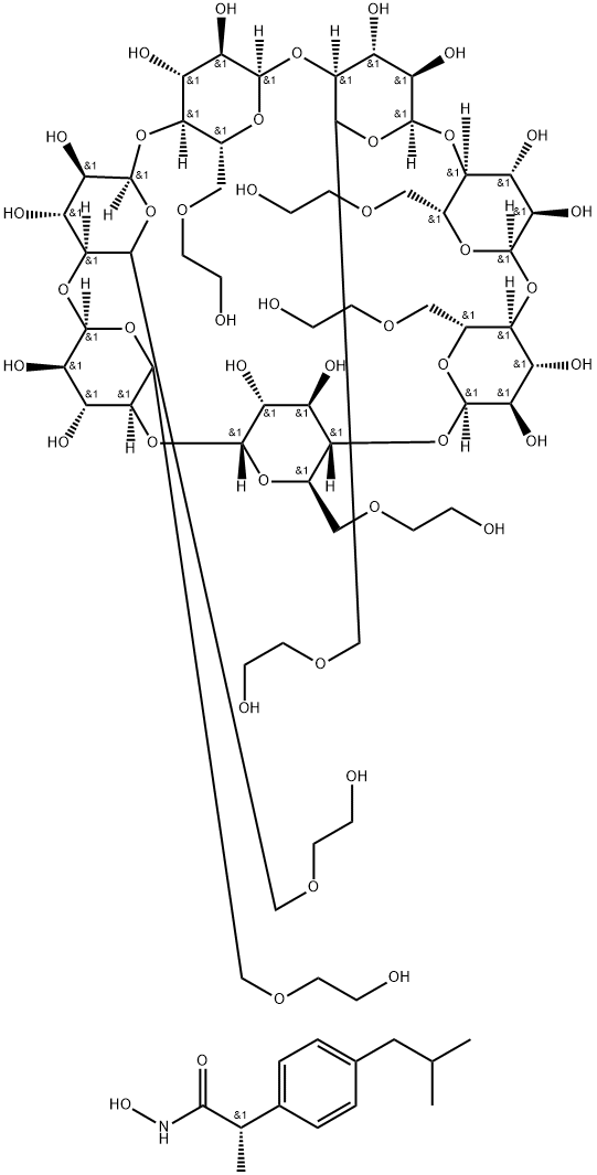 Hydroxyethyl Beta-Cyclodextrin Structural