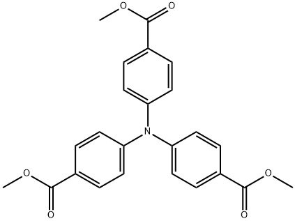 Benzoic acid, 4,4',4''-nitrilotris-, 1,1',1''-trimethyl ester Structural
