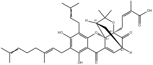 Gambogenic acid Structural