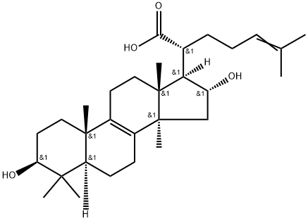 16α-Hydroxytrametenolic acid Structural